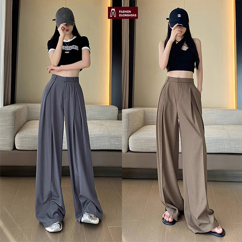 Quần Ống Rộng Suông Dáng Siêu Dài Cực Tôn Dáng Mẫu Mới Hottrend Bán Chạy Top 1 Hàn Quốc M23