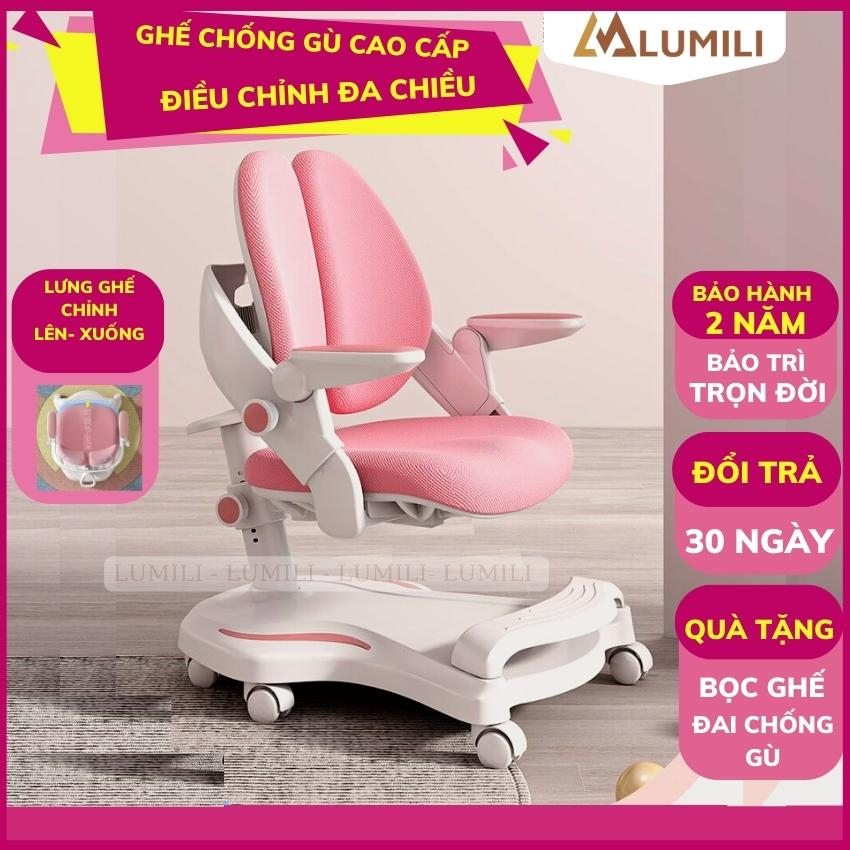 ghế chống gù chống cận cao cấp cho trẻ em MQ6 tạo tư thế ngồi đúng bảo vệ cột sống