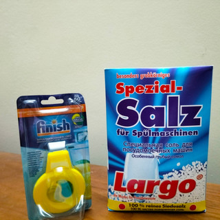 Muối rửa bát Largo 1.2kg - Largo Salt Spezial + Tặng viên Finish
