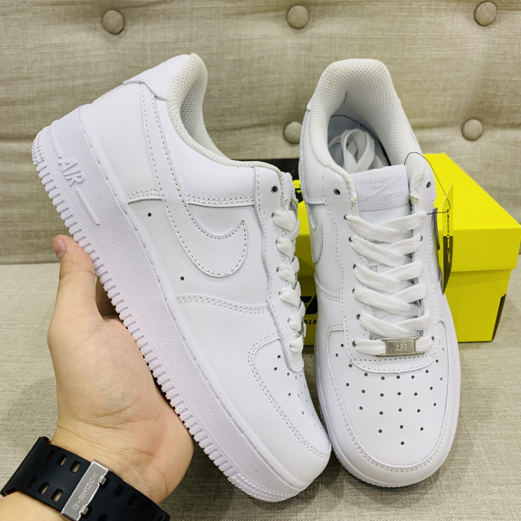 Giày_Nike Nam Nữ, Giày Nike_AF1 Trắng Hàng Cao Cấp Full Box
