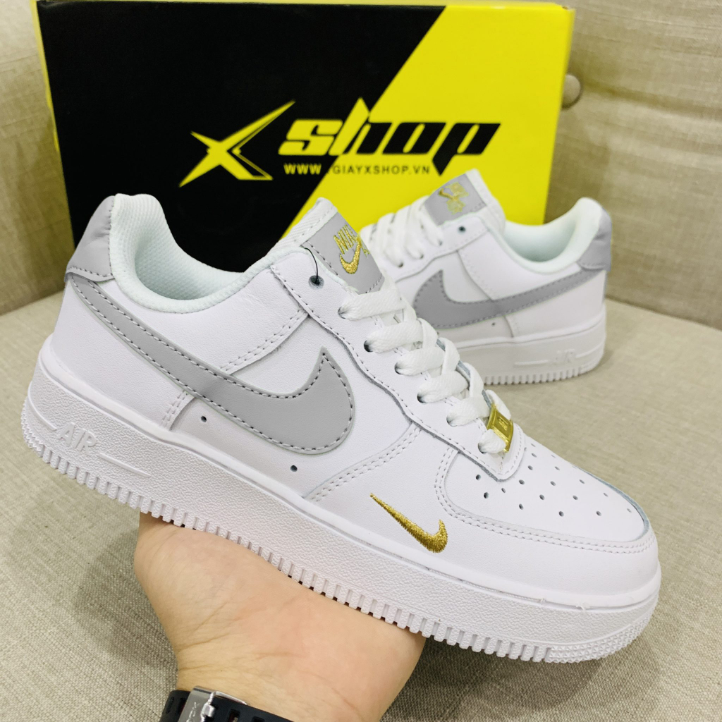 Giày_Nike Nam Nữ, Giày Nike_AF1 Trắng Hàng Cao Cấp Full Box