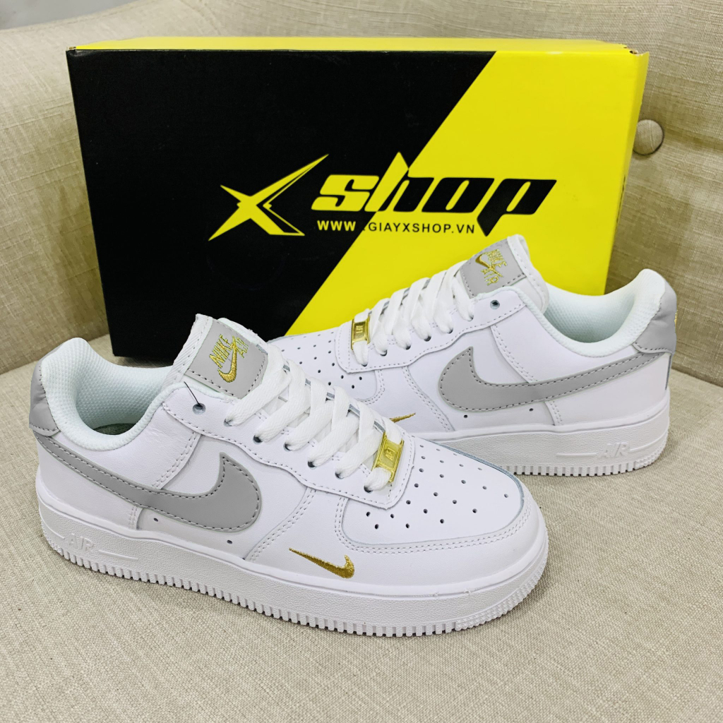 Giày_Nike Nam Nữ, Giày Nike_AF1 Trắng Hàng Cao Cấp Full Box