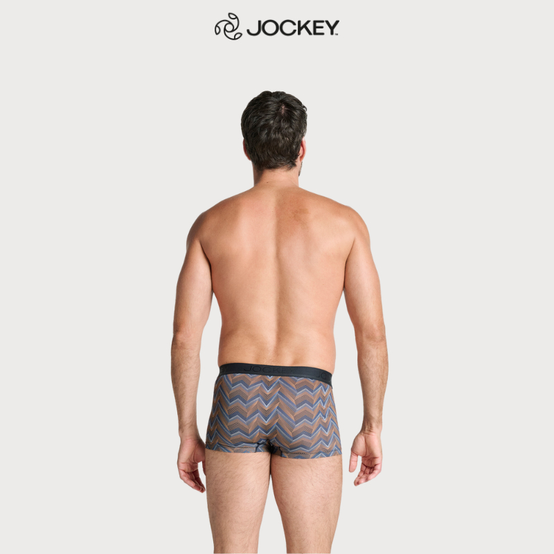 Quần Lót Nam Thể Thao Microfiber Jockey Trunk Boxer Họa Tiết Kháng Khuẩn Cao Cấp - J1263
