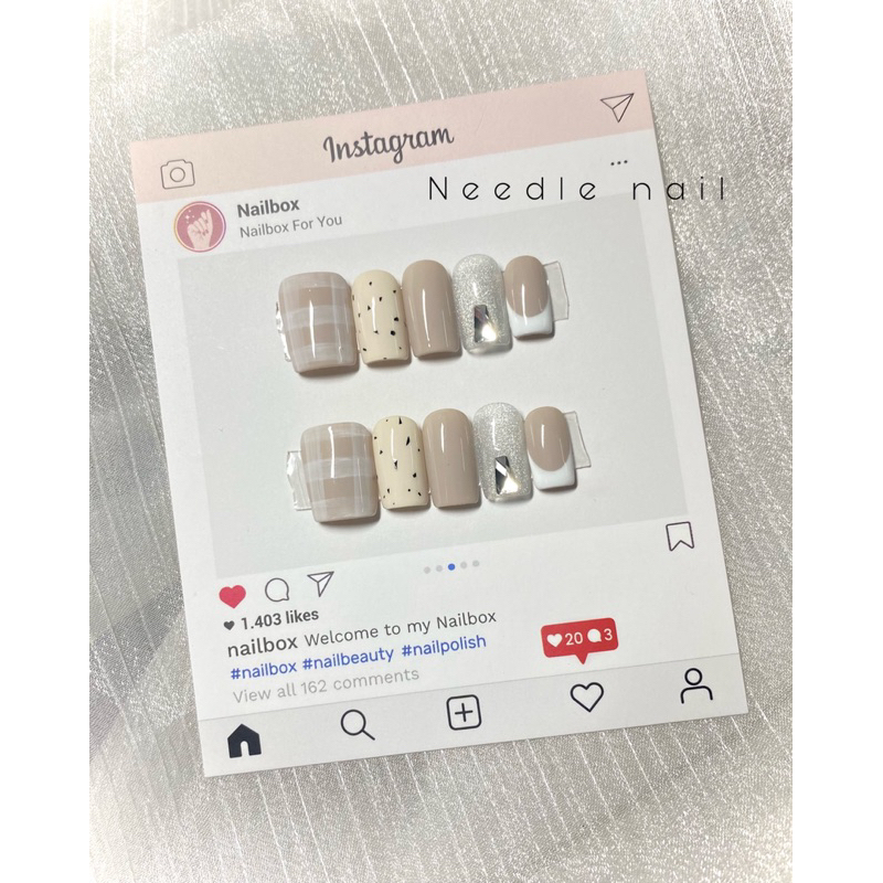 Nail box thiết kế chỉ 49k , theo số đo móng