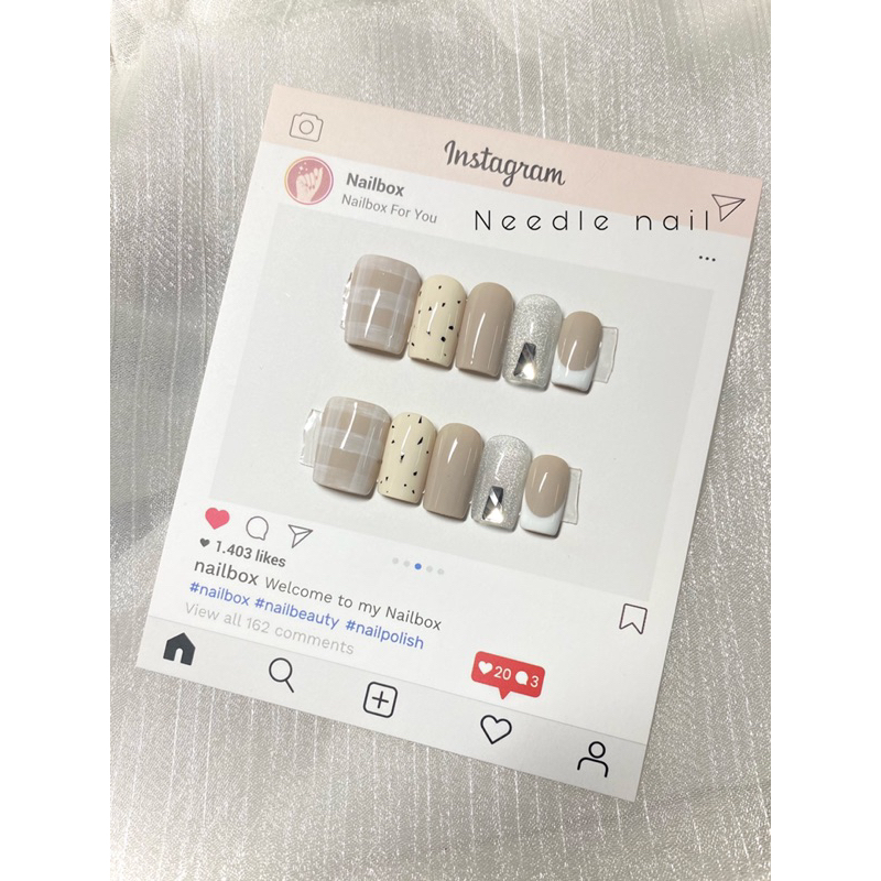 Nail box thiết kế chỉ 49k , theo số đo móng