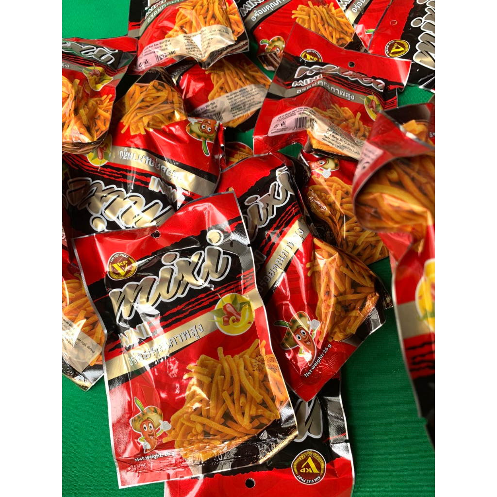 30 gói snack bim mixi mini thơm ngon giòn tan