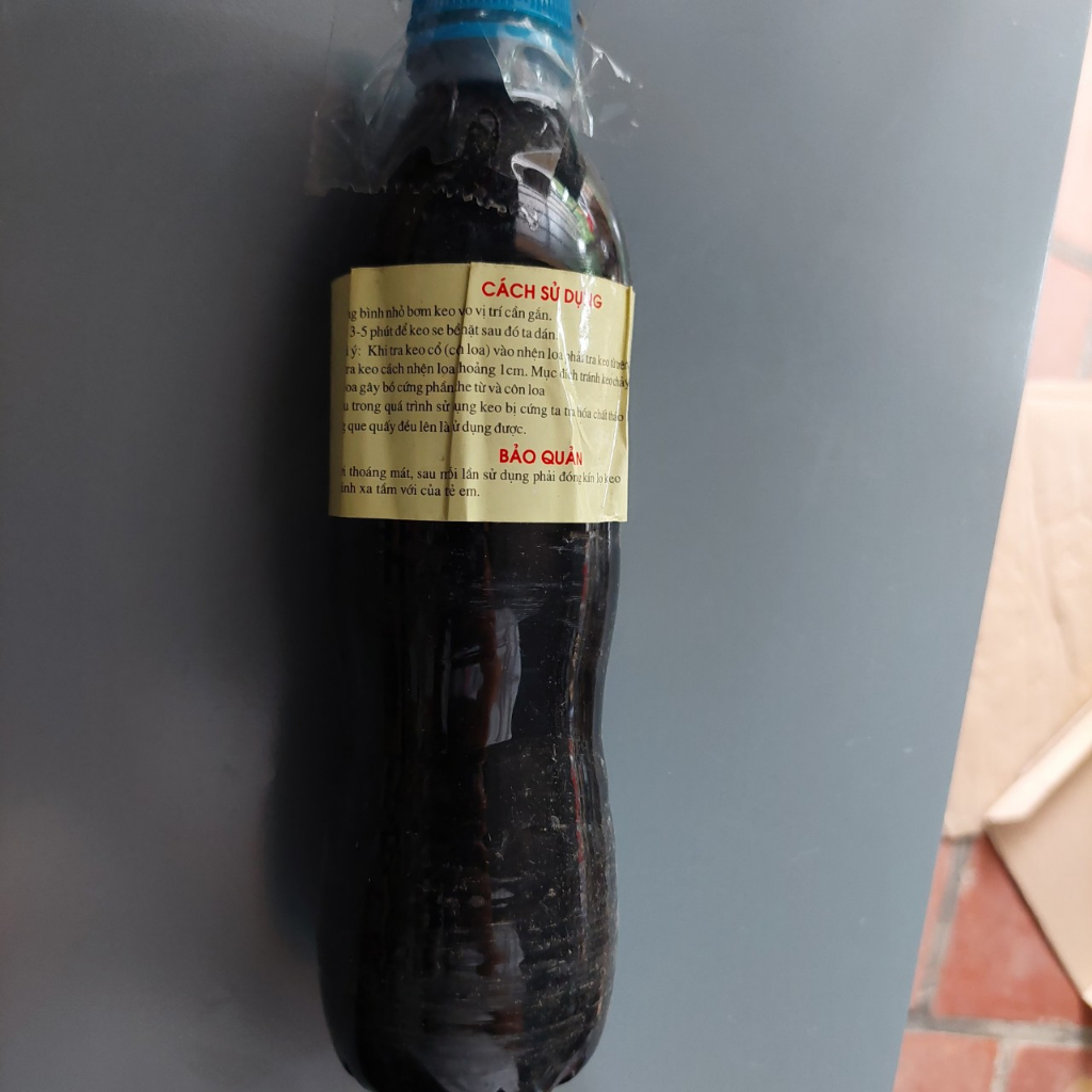 Keo đen dán loa chai 100ml - 500ml