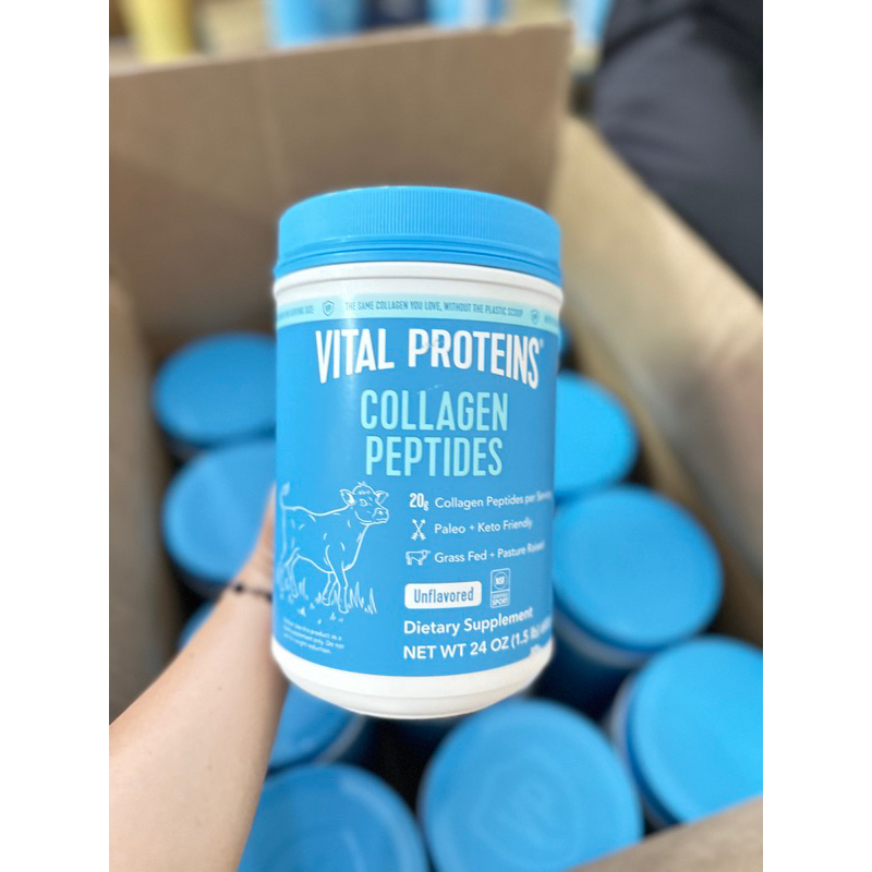 Bột pha uống Vital Proteins Collagen Peptides 284g và 680g ( Không vị)