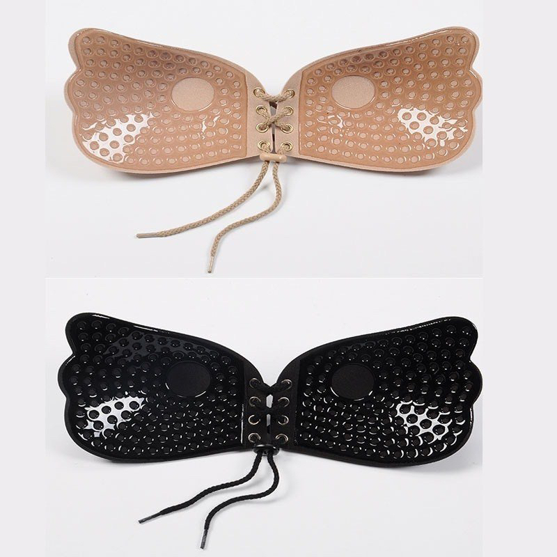 Áo Dán Ngực Cánh Tiên - Bra Dán Ngực Dây Rút Silicon