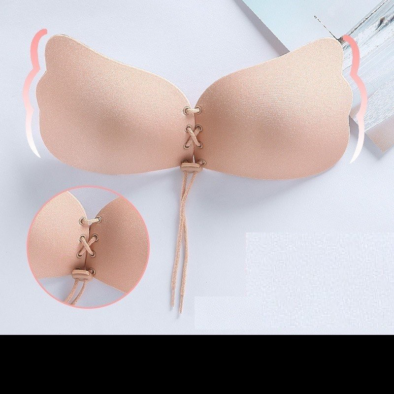 Áo Dán Ngực Cánh Tiên - Bra Dán Ngực Dây Rút Silicon