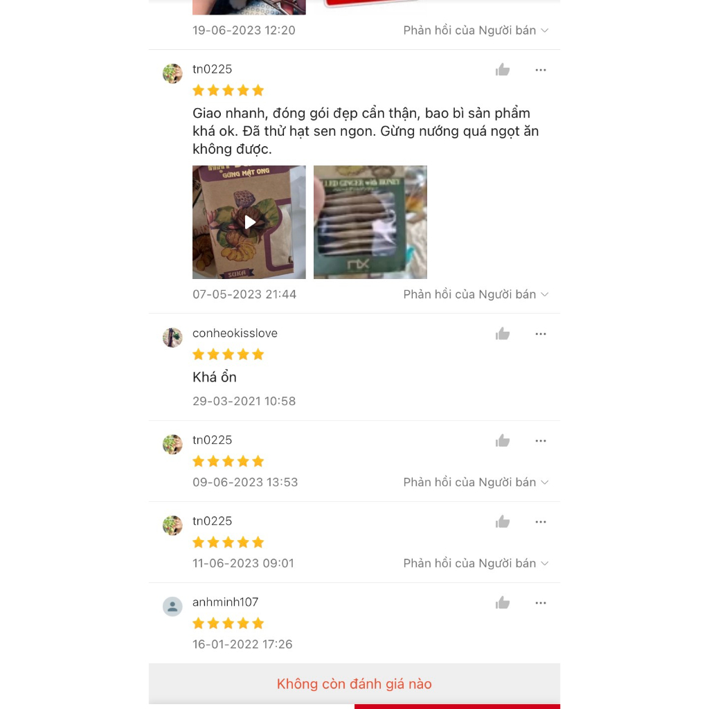 Nam Xanh Hạt Sen Sấy Gừng Mật Ong 200G