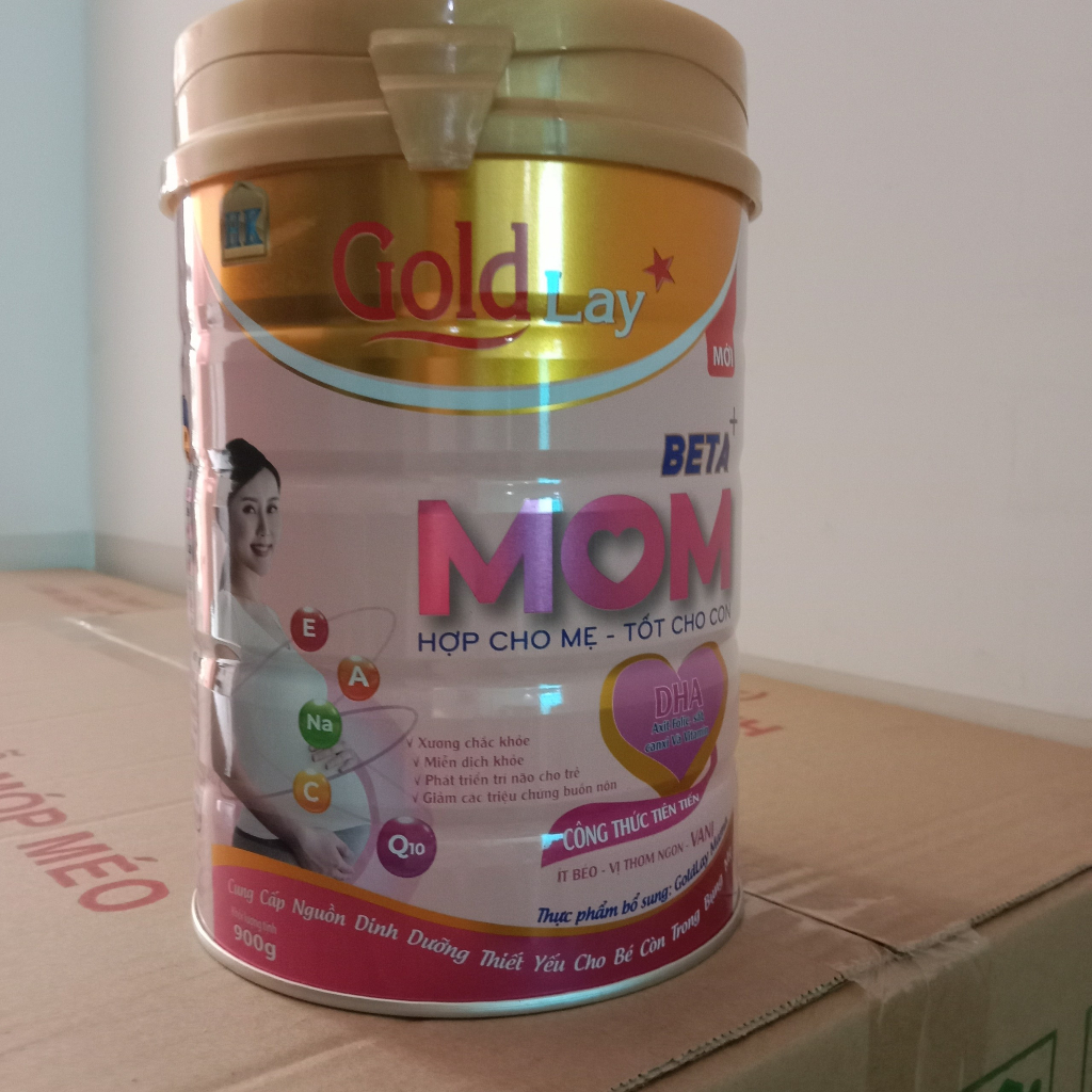 Sữa Bột Goldlay Mama Hương Vani Hộp 900g (Dinh dưỡng dành cho bà mẹ mang thai và cho con bú)