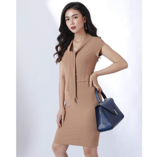 Đầm ôm nơ cổ heradg - sdc18099