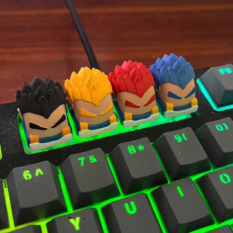 keycap hoàng tử Vegeta