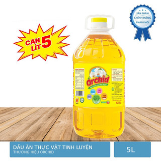 Dầu ăn thực vật tinh luyện orchid can 5l