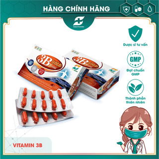 Viên uống vitamin 3b gold nosa - bổ sung vitamin b1, b6, b12. hộp 30 viên