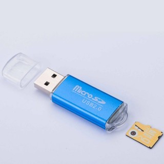 Đầu đọc thẻ nhớ micro SD ( vỏ nhôm)  USB 2.0