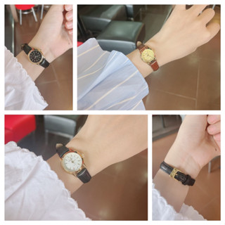 Đồng hồ nữ Hale Ah348 dây da nhỏ xinh máy nhật chống nước tốt