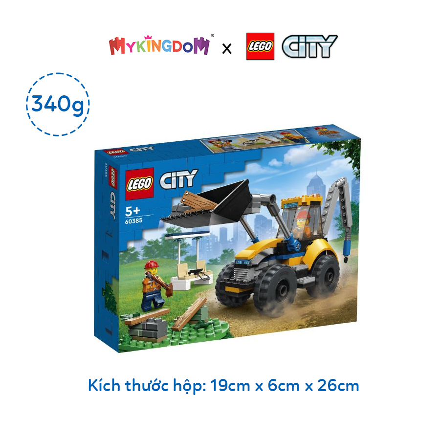 Đồ Chơi Lắp Ráp LEGO City Xe Đào Đất Công Trình 60385