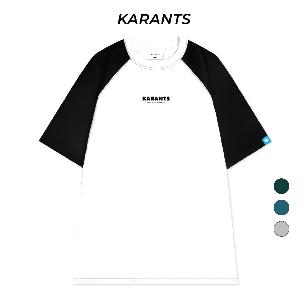 Áo Thun Karants Basic Raglan Tee Cotton 100% Nam Nữ Unisex Tay Lỡ Oversize Local Brand - KR36