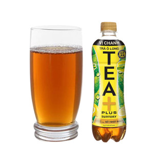Trà ô long vị chanh TEA+ PLUS chai 450ml