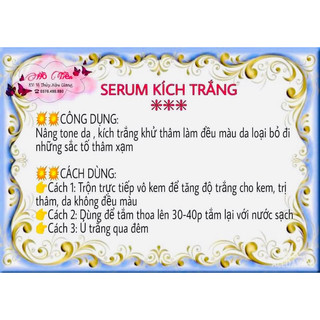 SERUM KÍCH TRẮNG COMBO 2 HŨ