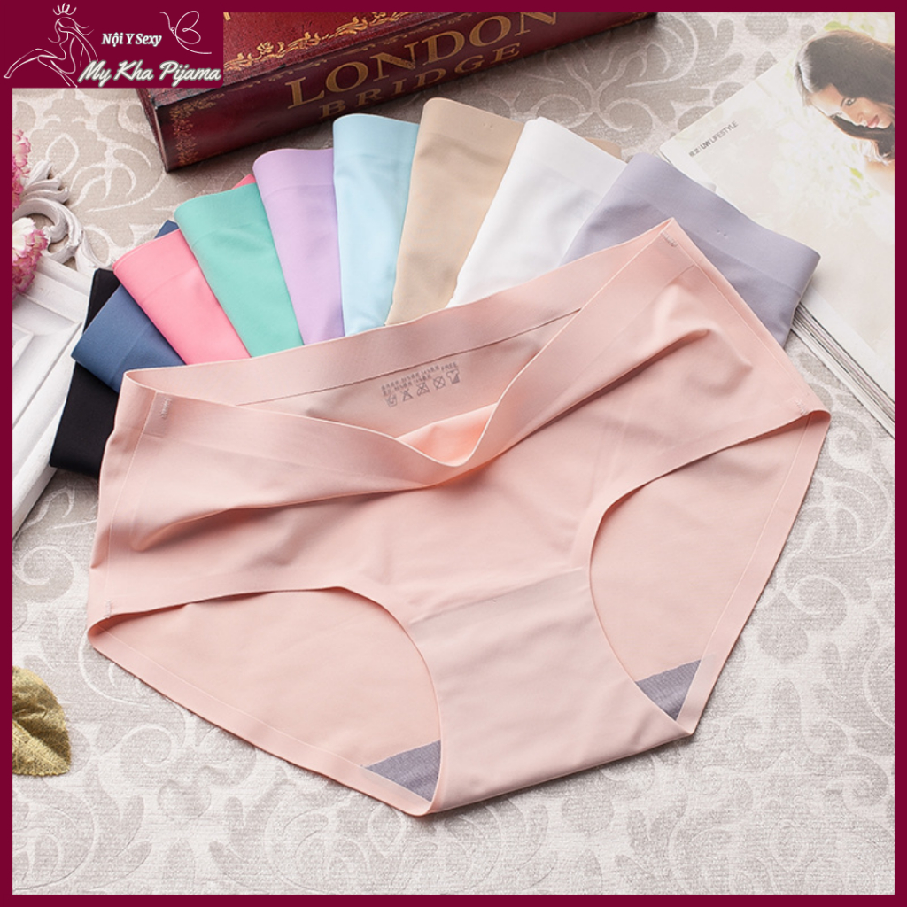 Quần Lót Nữ Đúc Su Thun Lạnh Không Lộ Viền Chỉ Thời Thượng Mền Mại Mền Mỏng Mã D40 My Kha Pijama