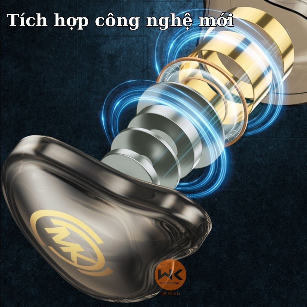 Tai nghe có dây WEKOME YC08 âm thanh sống động thiết kế bền đẹp