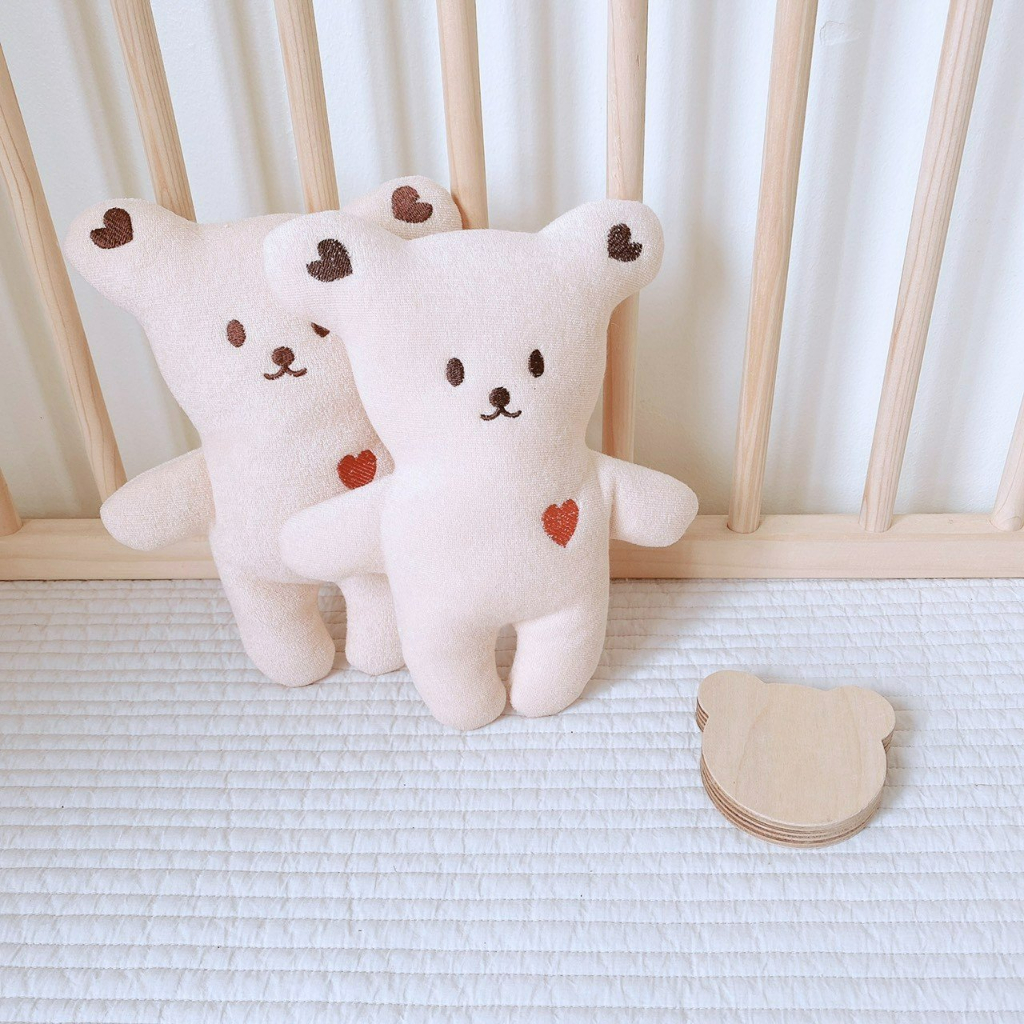 Thú bông organic 100% cotton an toàn mềm mại cho bé phong cách hàn quốc