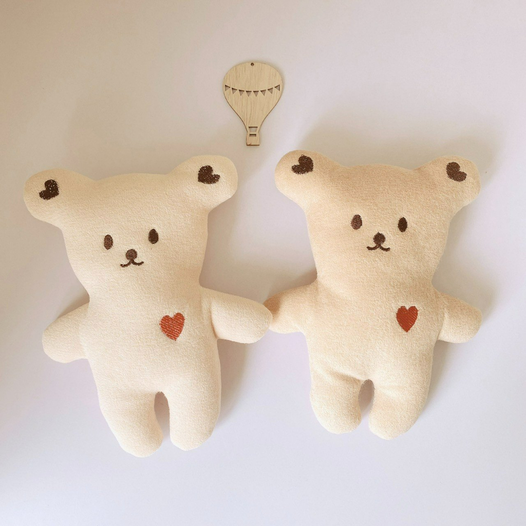 Thú bông organic 100% cotton an toàn mềm mại cho bé phong cách hàn quốc