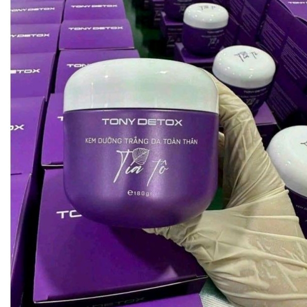 Kem Dưỡng Trắng Da Toàn Thân Tía Tô chính hãng 180gam