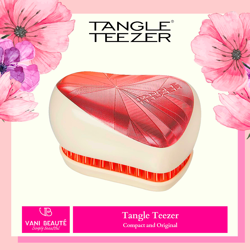 Lược có nắp Tangle Teezer dòng Compact Styler dành riêng tóc gỡ rối, chống gãy rụng