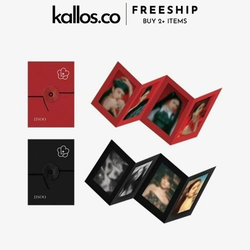 Bộ Jisoo Me Flower Photo Card Folder, Bookmark, Necklace, Bracelet, Pin Badge, Beanie,TShirt Kpop Merch - Kallos Vietnam