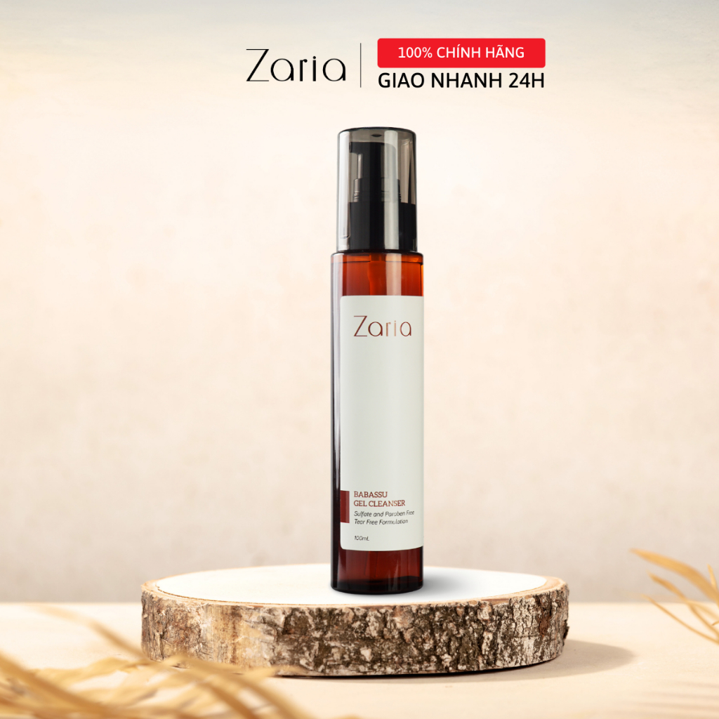 Gel Rửa Mặt Sữa Rửa Mặt Dưỡng Ẩm Trắng Da Zaria Babassu Gel Cleanser