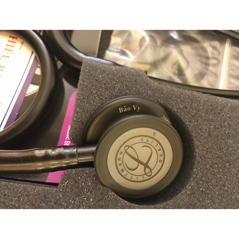 Ống nghe Littmann Cardiology IV ™ màu Black Edition, mã 6163, chính hãng 3M Mỹ