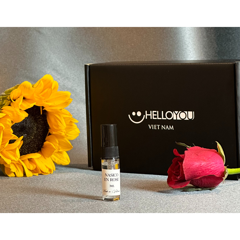 Nước hoa nữ HELLOYOU Nasico En Rose quyến rũ, kiêu kỳ Vial 3ml