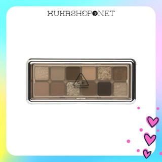 Bảng Mắt 12 Ô 3CE New Take Eyeshadow Palette Màu Raw Neutrals ( Nâu khói trung tính)