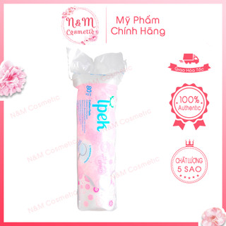 Bông tẩy trang ipek 80 miếng