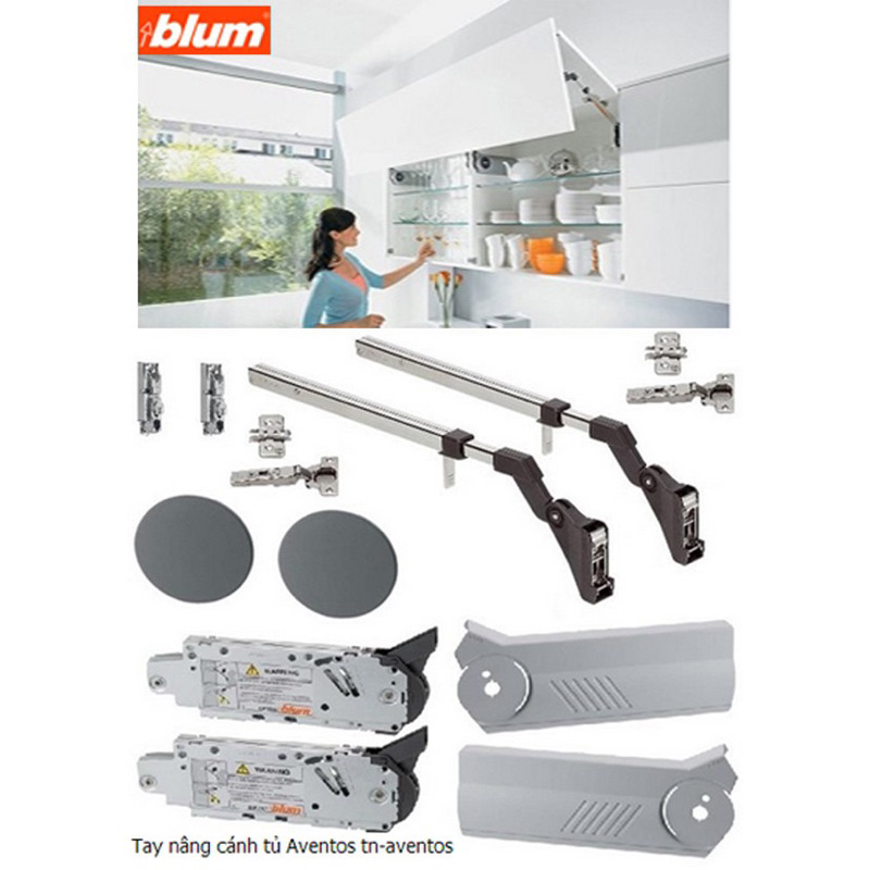 Tay nâng Blum chính hãng sản xuất từ Áo HF22 - HF25 - HF28