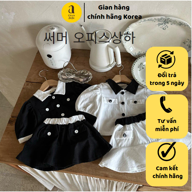 Bộ học sinh Imyme made in Korea cho bé gái từ 17kg-20kg