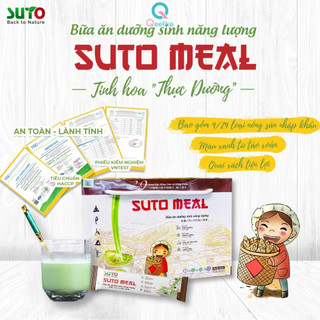 Ngũ cốc cho bà bầu Suto Meal, bột ngũ cốc giảm cân, tăng cân, bột ngũ cốc ăn kiêng, đầy đủ dinh dưỡng hộp 400gr