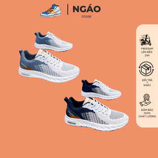 Giày Thể Thao Nam Keep Fashion Đế Sọc Vải Sợi Thoáng Khí Phong Cách Hàn Quốc