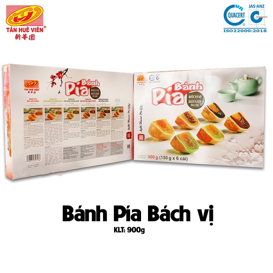 Hộp Quà Bánh Pía Bách Vị Tân Huê Viên