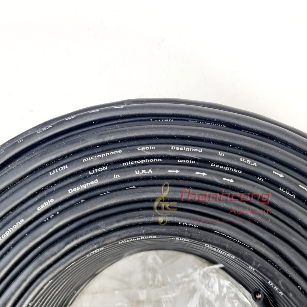 Dây tín hiệu âm thanh 3 lõi đồng nguyên chất Liton cao cấp - Dây microphone đơn giá 1m