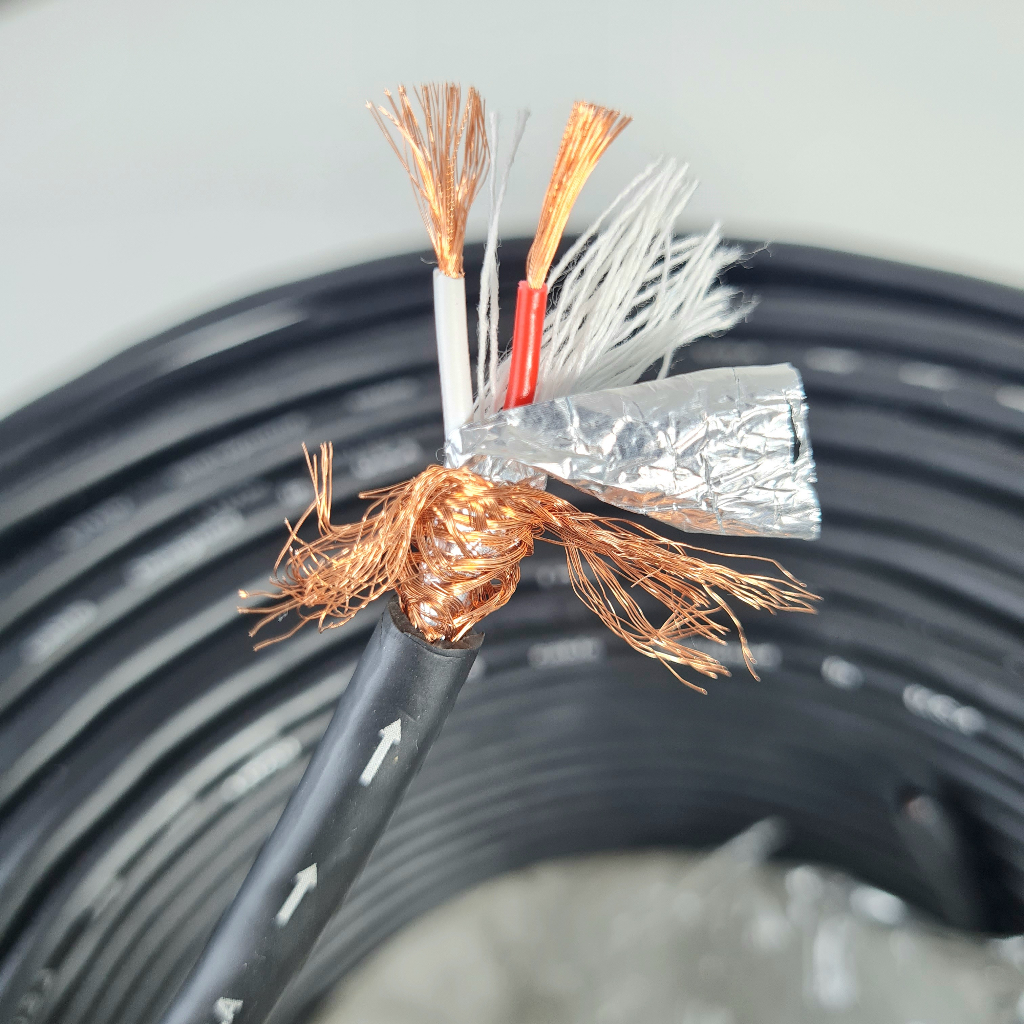 Dây tín hiệu âm thanh 3 lõi đồng nguyên chất Liton cao cấp - Dây microphone đơn giá 1m