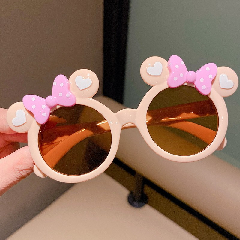 Kính râm cho bé kính thời trang chống tia UV trẻ em phong cách hoạt hình ngỗ nghĩnh đáng yêu