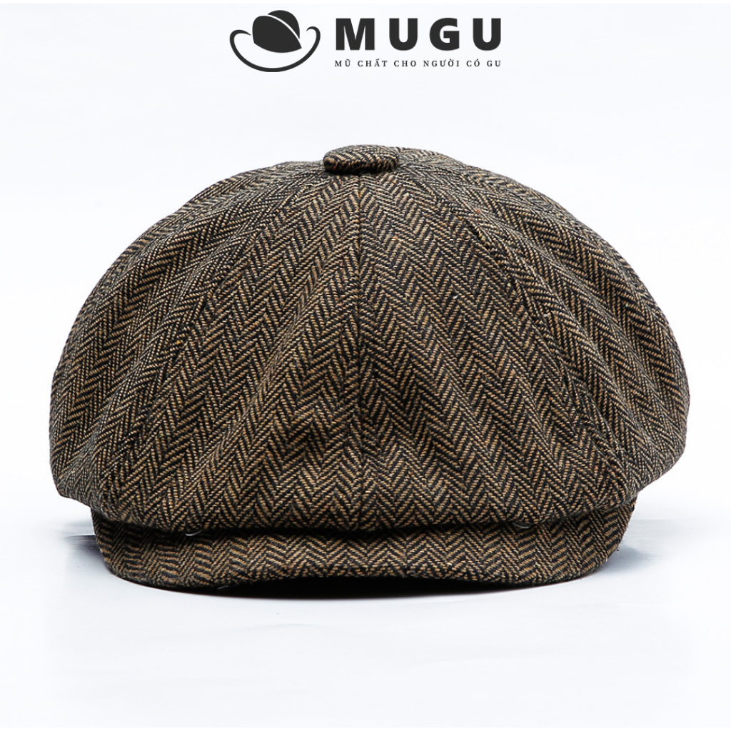 Mũ Nồi Nam Trung Niên BR13 - Mũ Beret Phong Cách Nam Tính Cổ Điển | MUGU