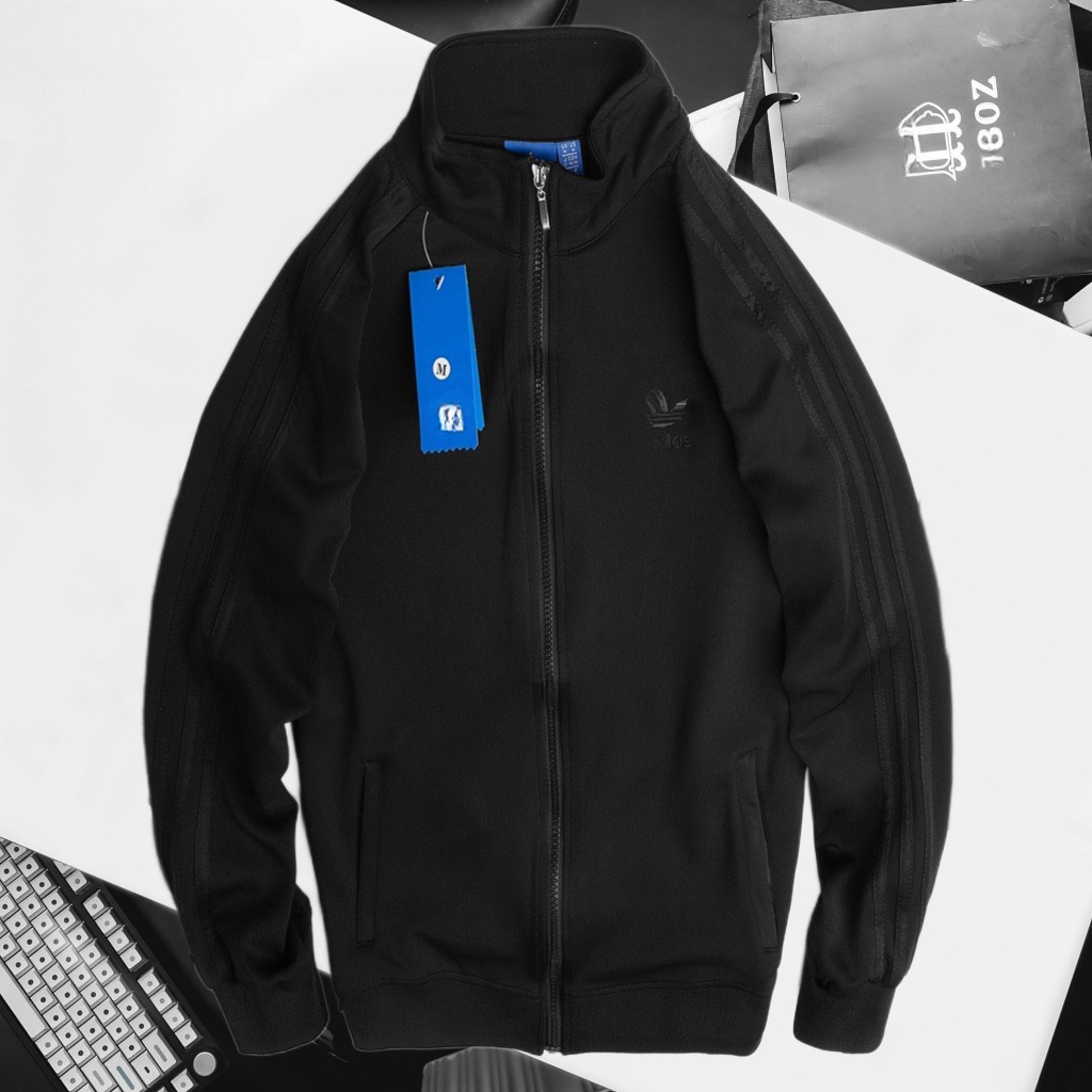 Áo Khoác Thể Thao 3 Sọc Nam - Nữ Thun Poly 2 Da