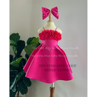Váy cho bé gái hoa ngực xinh