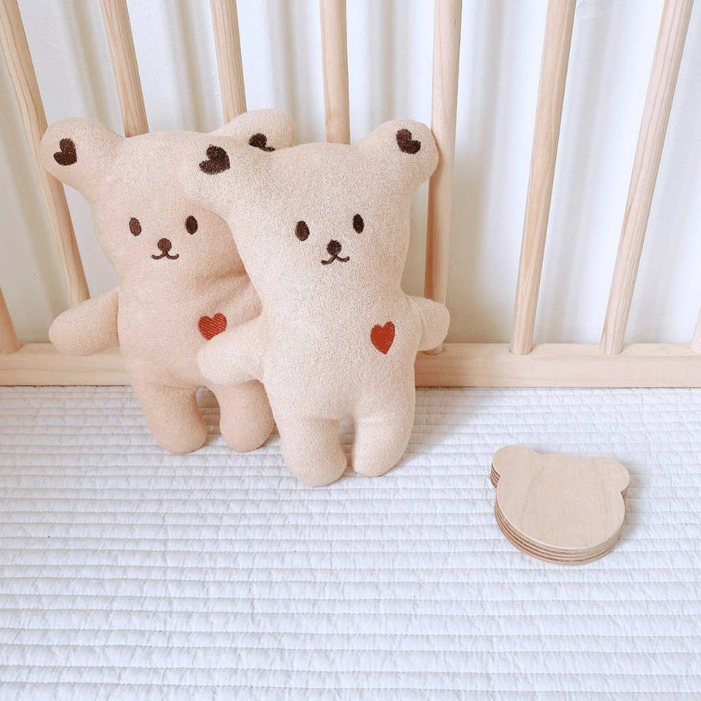 Thú bông organic 100% cotton an toàn mềm mại cho bé phong cách hàn quốc